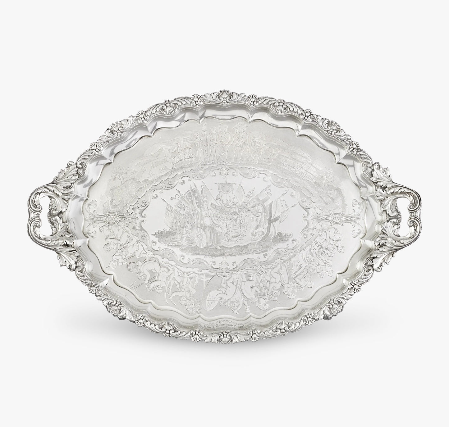 Paul Storr Abolitionist Silver Trays